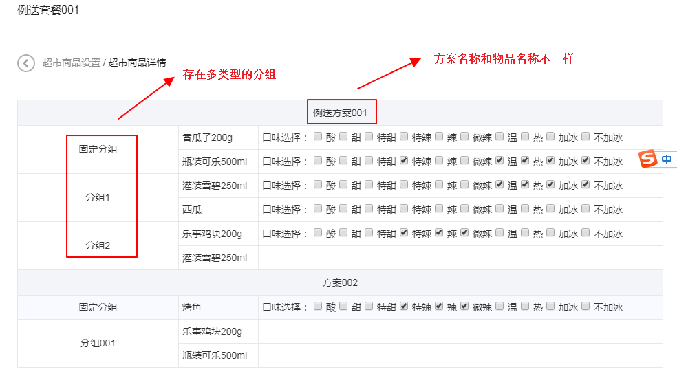 3.2 例送套餐设置 - 图6