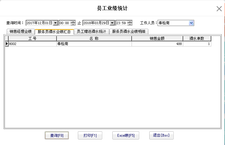 10.4.2. 服务员酒水业绩统计 - 图1